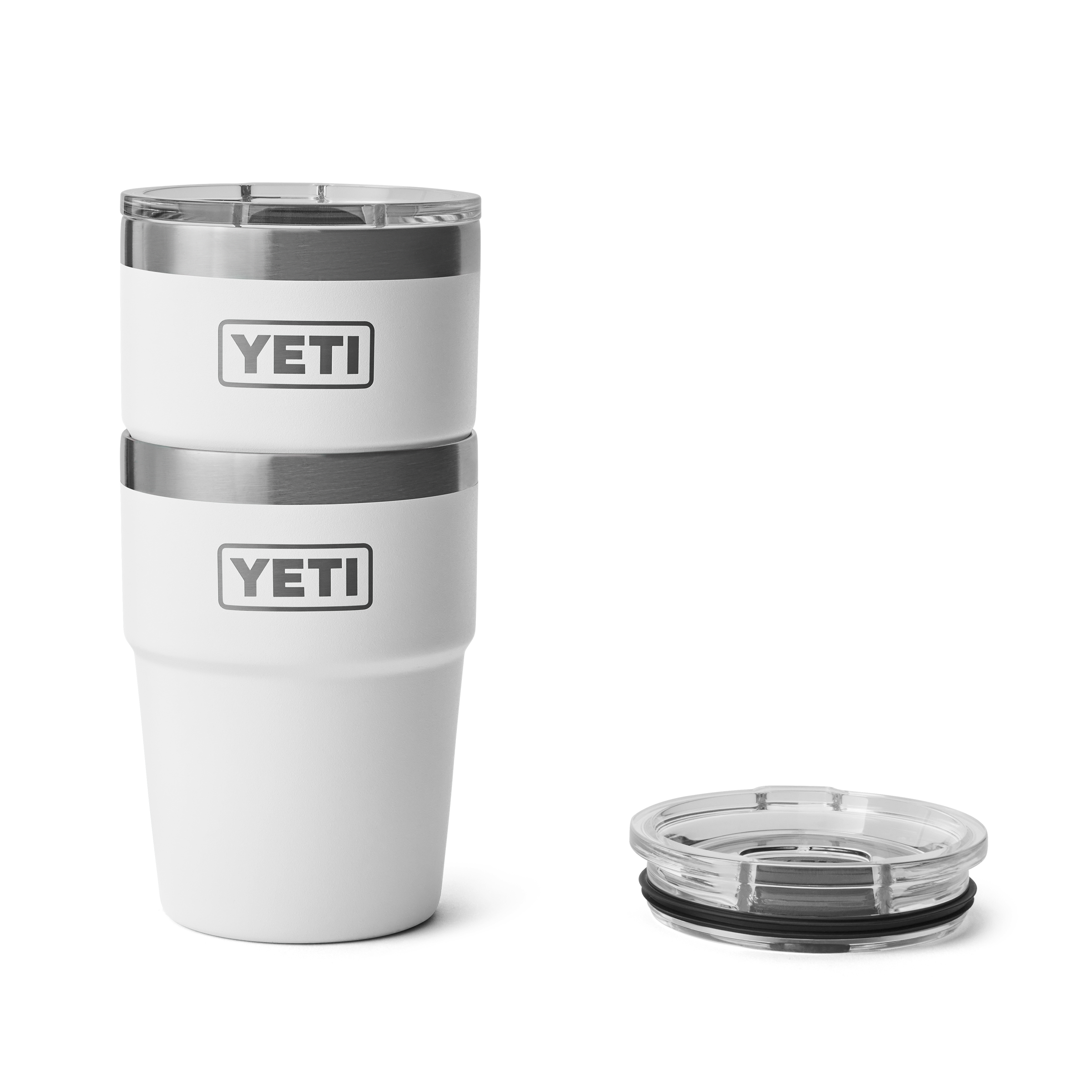 YETI Rambler 16 oz STK MS White front view primary b