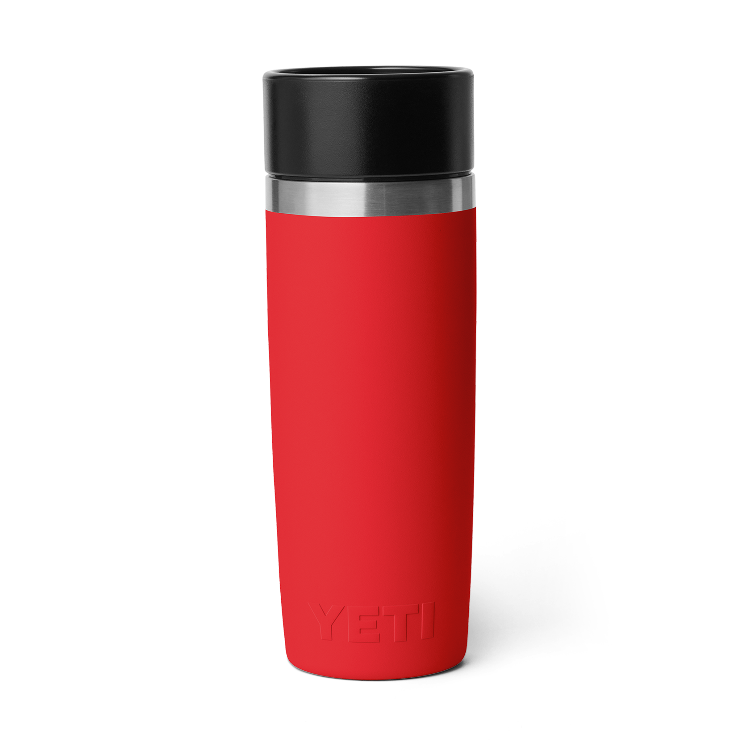 YETI Rambler 16 oz Travel Bottle Rescue Red back view