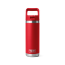 YETI Rambler 18 oz C Straw Bottle Rescue Red front view primary b