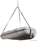 Polyester dinghy lift system