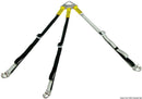 Polyester dinghy lift system