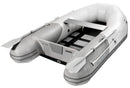 Rubber dinghy with cross slat bottom