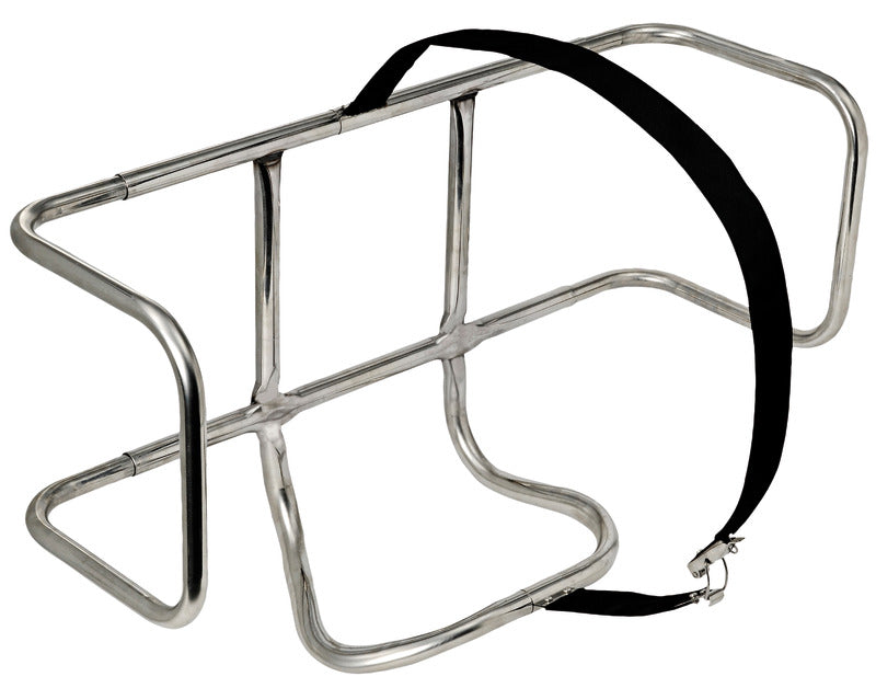 Universell livflottehållare för snabb sjösättning