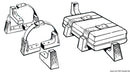 Mounting kit for liferafts in stiff case