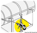 Liferaft hydrostatic hook