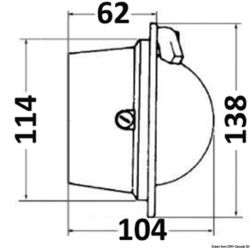 RIVIERA 3" and 4" Polare wall compass
