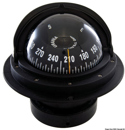 RIVIERA 4" recess fit compass + telescopic enveloping opening