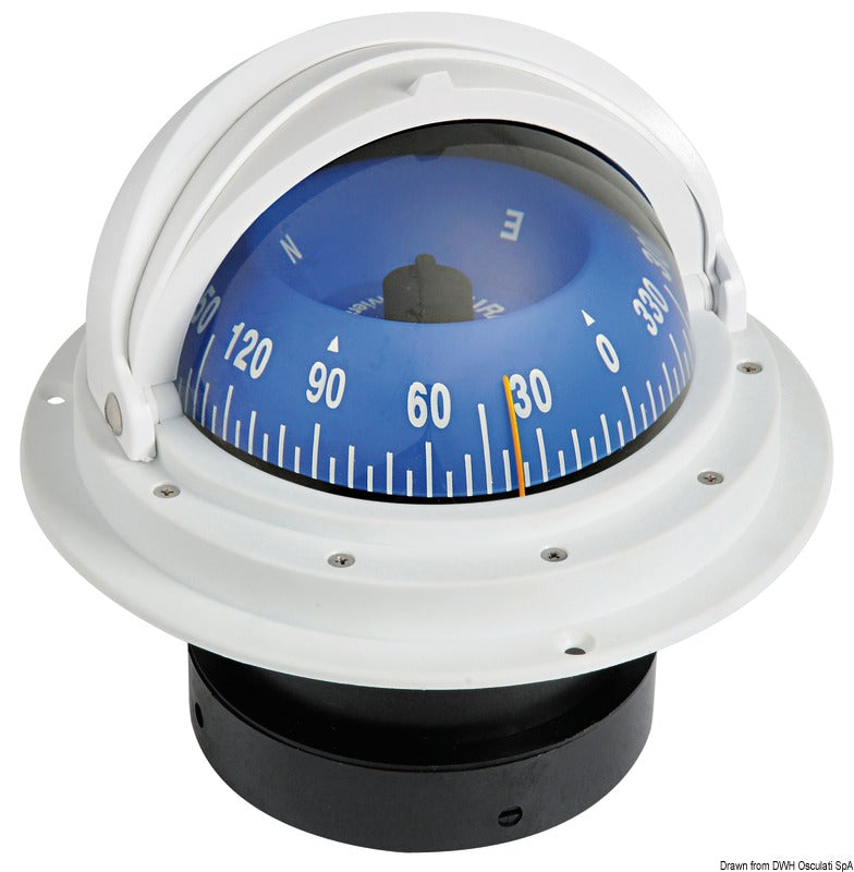 RIVIERA 4" recess fit compass + telescopic enveloping opening