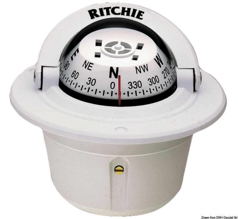 RITCHIE Explorer 2'' 3/4 (70 mm) kompassit kompensaattoreilla ja yövalaistuksella