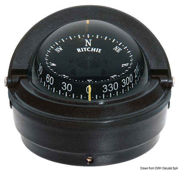 RITCHIE Voyager 3'' (76 mm) compasses with compensators and night lighting