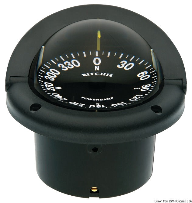 RITCHIE Helmsman 3'' 3/4 (94 mm) compasses with compensators and night lighting