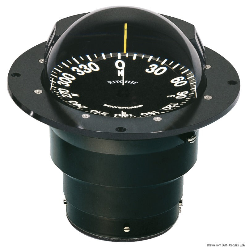 RITCHIE Globemaster 5'' (127 mm) kompassit kompensaattoreilla ja yövalaistuksella
