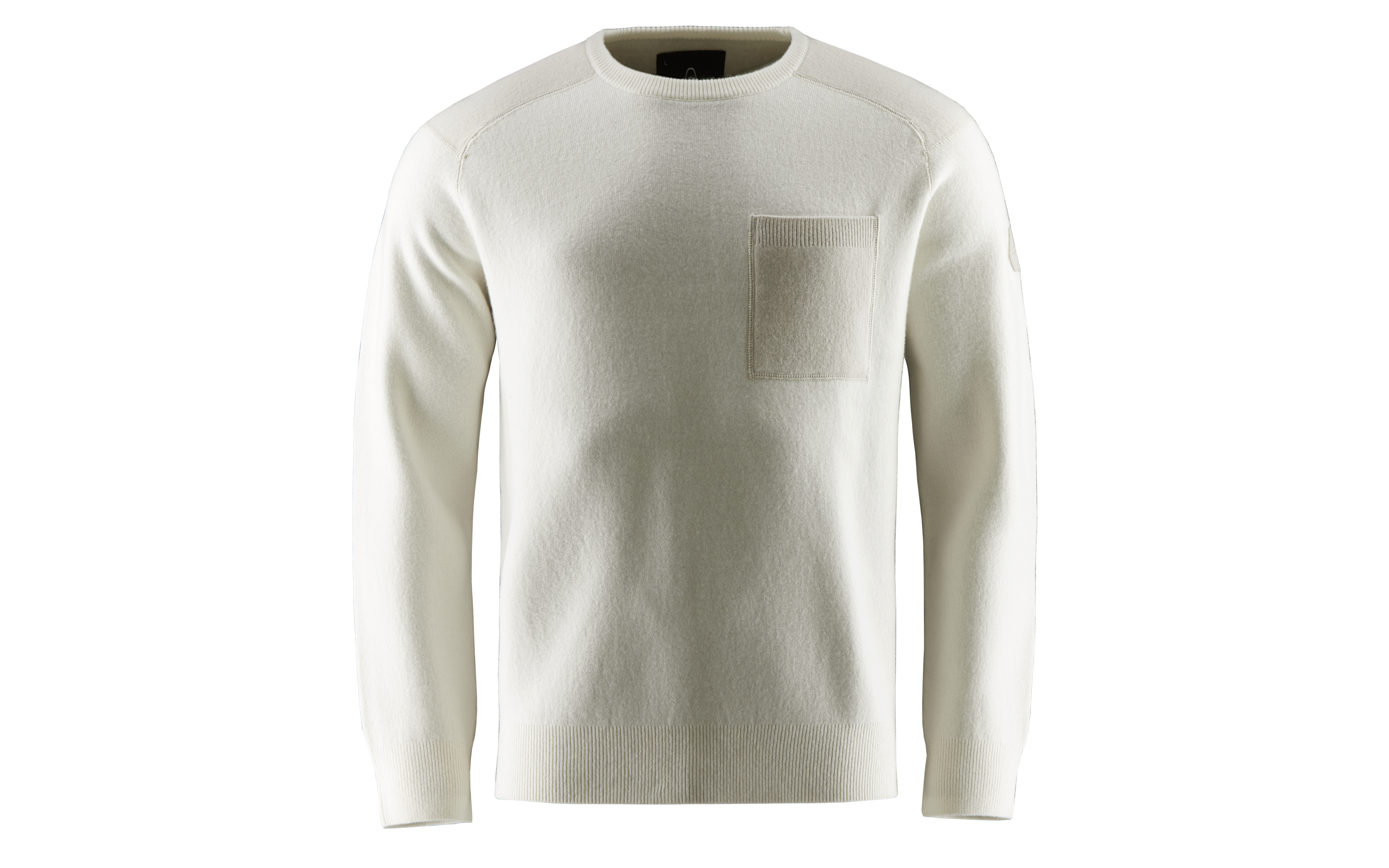 Sail Racing Spine Knitted Crewneck Off White