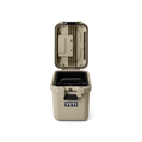 YETI LoadOut GoBox 15 Tan front view open