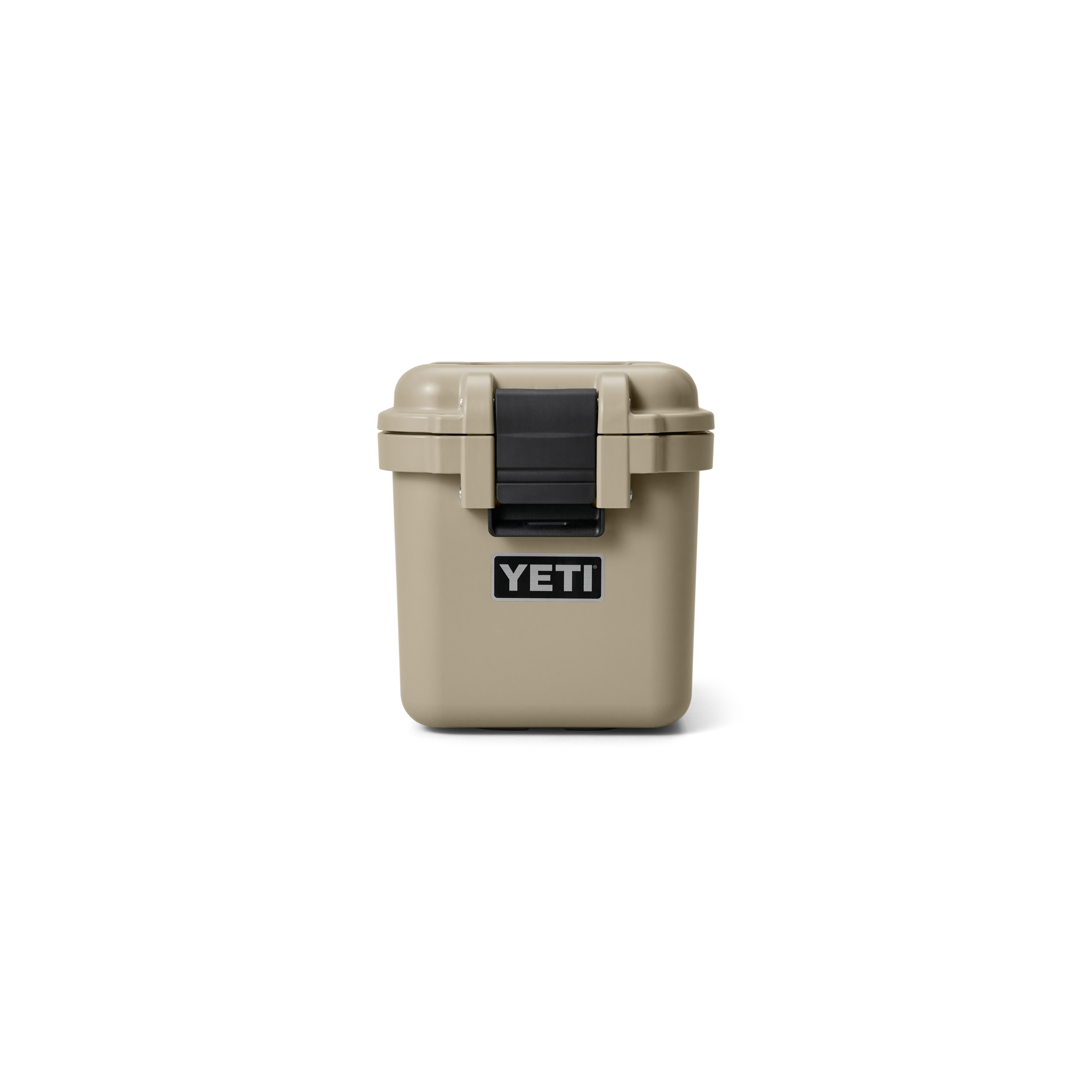 YETI LoadOut GoBox 15 Tan front view closed