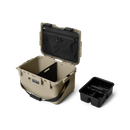 YETI LoadOut GoBox 30 2.0 Tan three-quarter view