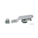 Peak toggle fastener fitted with padlock eye