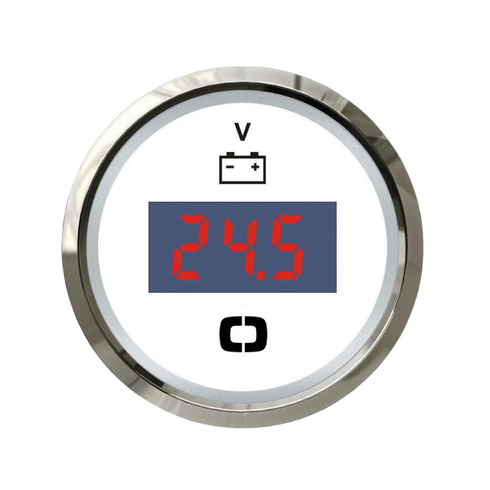 Digital voltmätare 8/32 V, vit