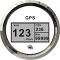 Speedometer compass mile counter GPS white/glossy