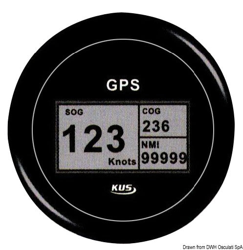 GPS-nopeusmittari/merimaililaskuri ilman anturia