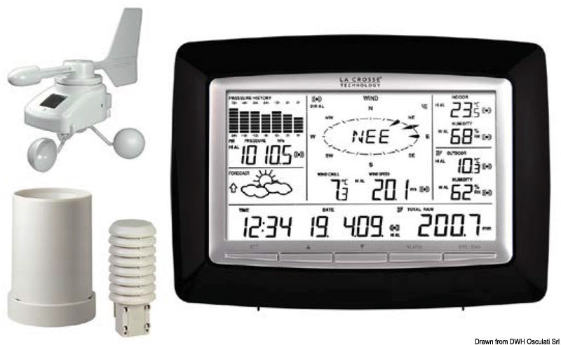 Professional wireless weather station