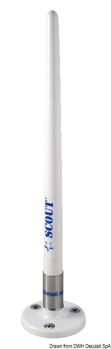 SCOUT AM/FM flexibel antenn