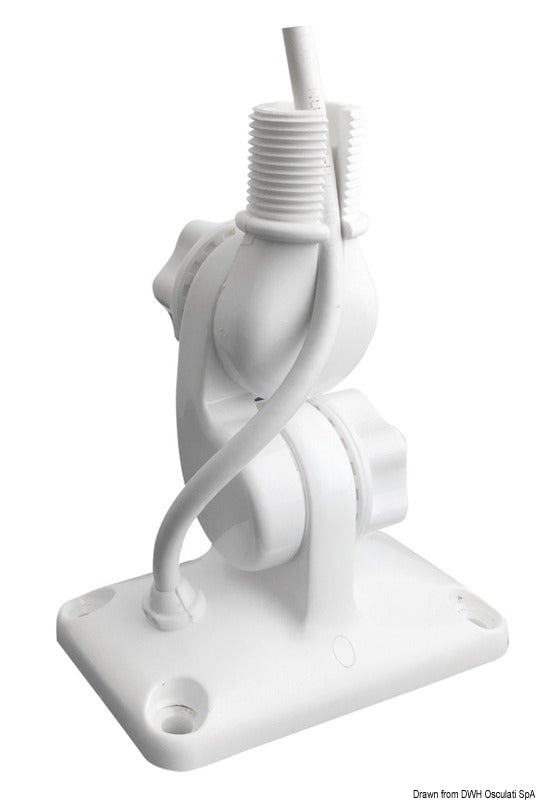 GLOMEX-sockel med integrerad kabelgenomföring, rekommenderas för antenner 1,5 m