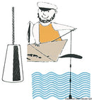 Manual depth sounders made from lead