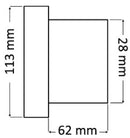Radio for instrument panel with remote control and DAB antenna