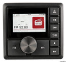 Radio for instrument panel with remote control and DAB antenna