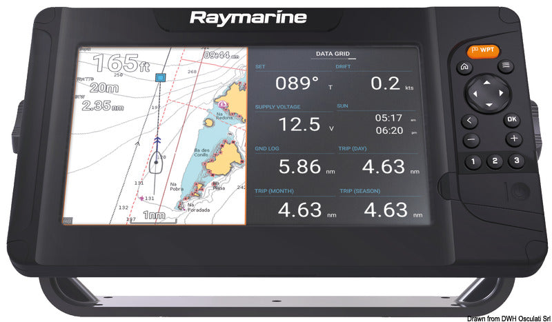 RAYMARINE Element S 7", 9", 12" luotain