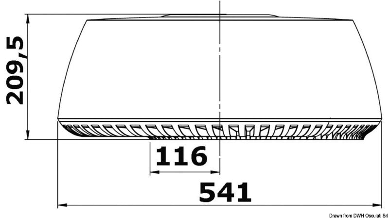 RAYMARINE solid-state radar antenna