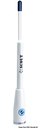 SCOUT AM/FM-antenn, 90 cm