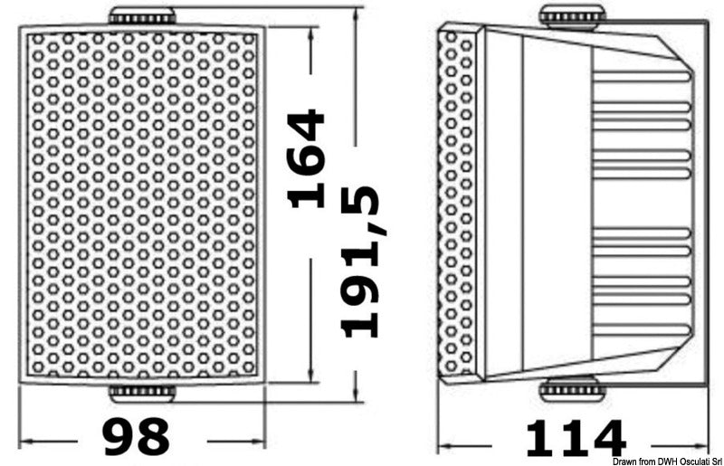 Pair of 2-way stereo speakers CABINET series for outdoor/ indoor