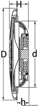 Pair of ultra-flat stereo speakers with dual cone