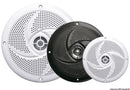 Pair of ultra-flat stereo speakers with dual cone