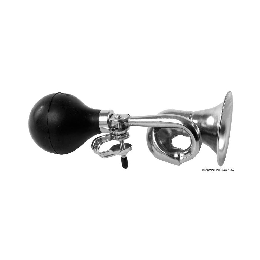 Japanese hand pressure chromed brass fog horn