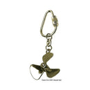 Pendant polished brass key rings