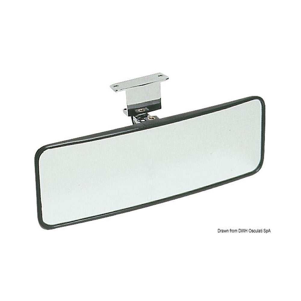 Adjustable water-skiing mirror