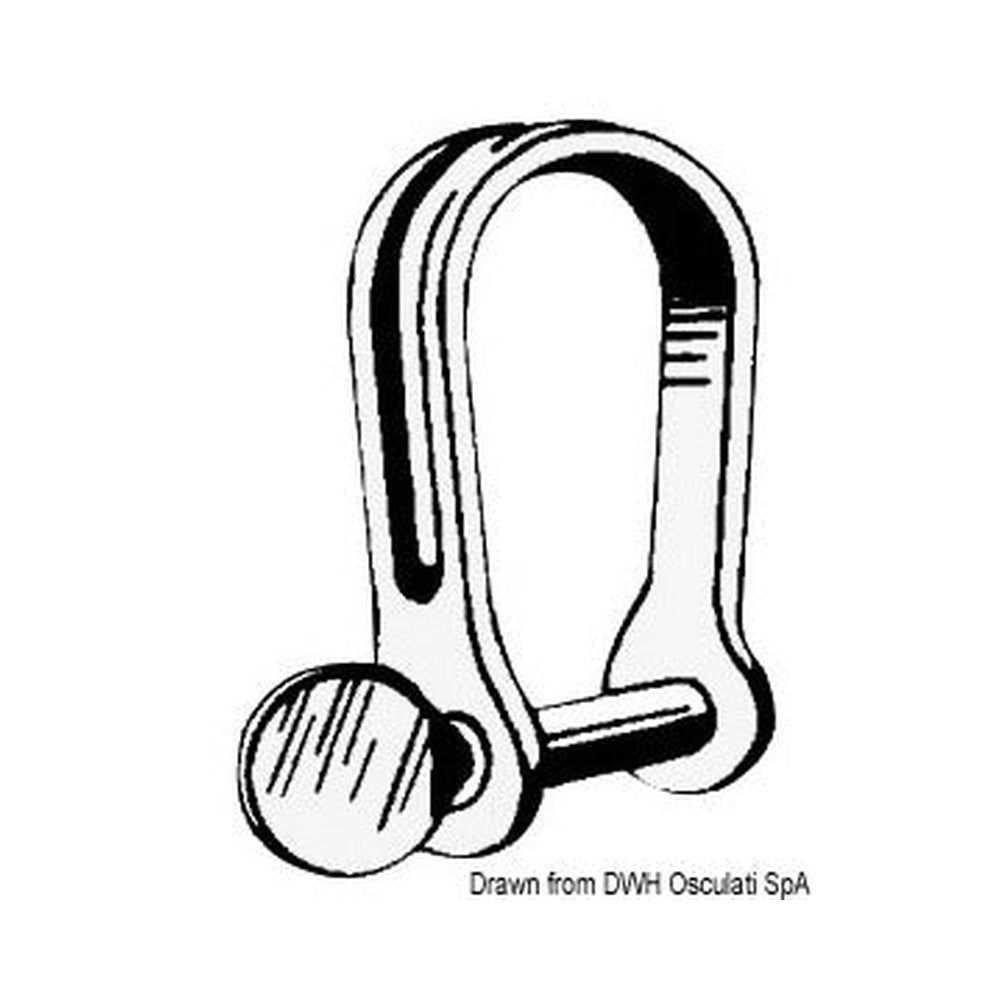 Stainless Strip Shackles (D-form)