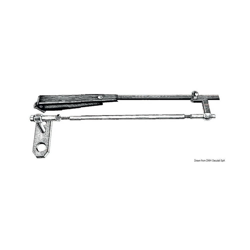 Stainless steel parallelogram arm for windshield w