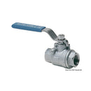 Shut-off full flow ball valve female/female