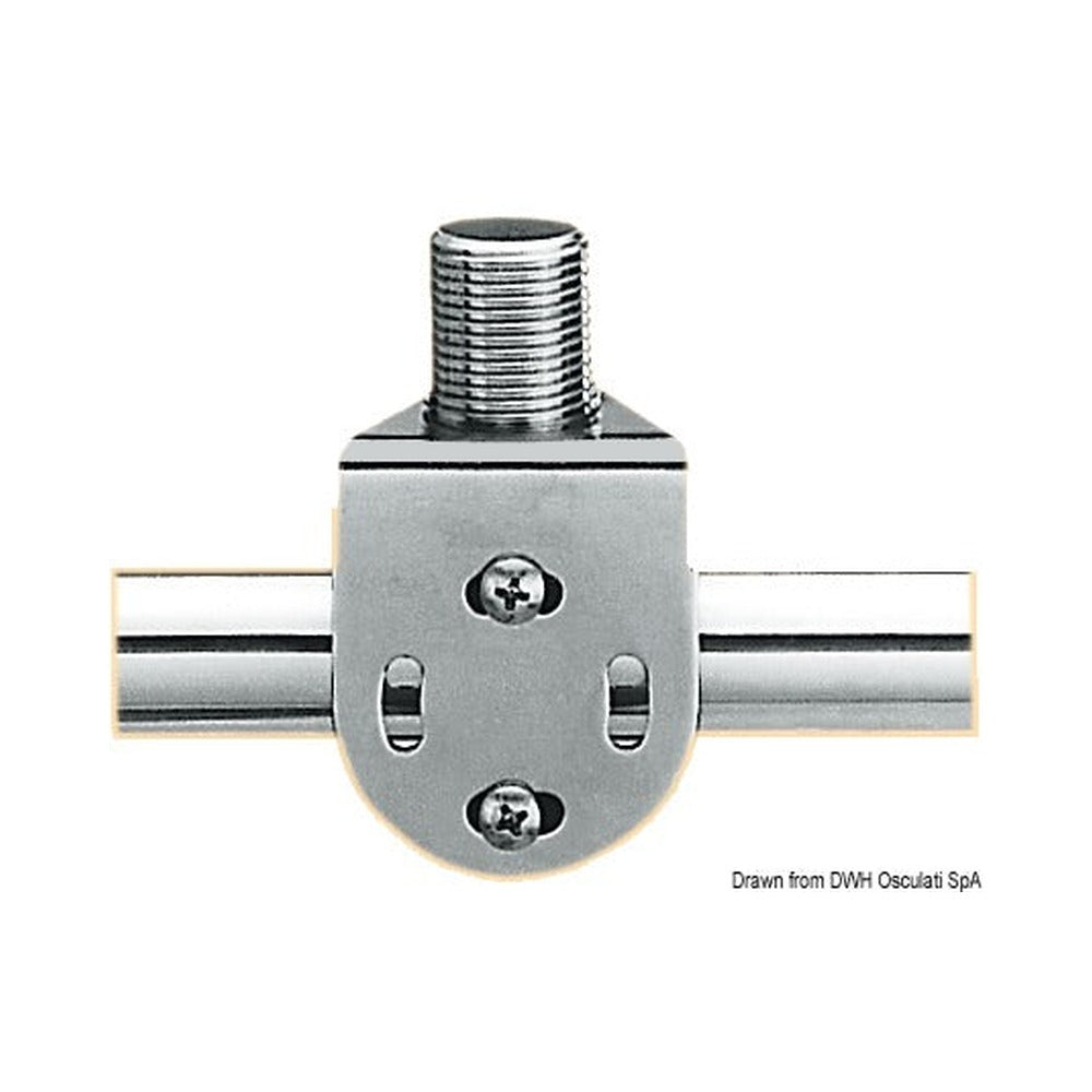 GPS/VHF fixed antenna support for pulpit