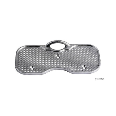 Transom protective plate with ring