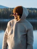 Svala Polar Merino Fleece Hoodie Beige
