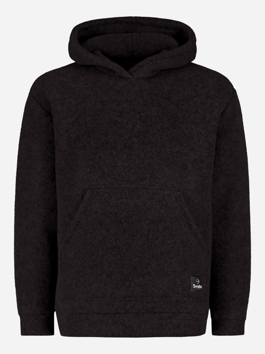 Svala Polar Merino Fleece Hoodie Black