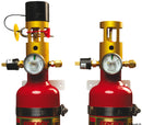 Vertical extinguishers FIREBOY with cleaning agent FK-5-1-12 with manual/automatic activation