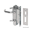 Lock for W.C. units, fitted with internal locking 