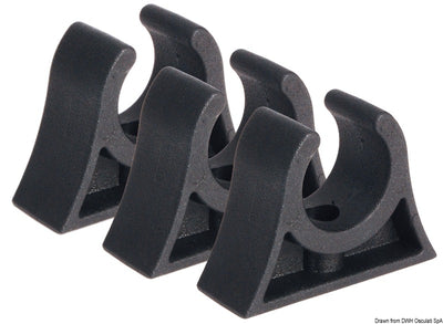 Spring clips, suitable for holding poles, oars, boat awnings, boat hooks, fishing rods, etc