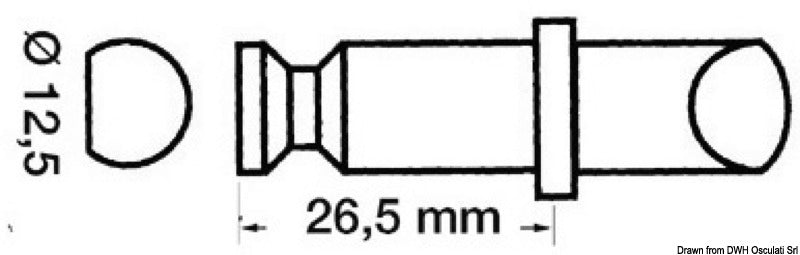 Plastic rowlocks for inflatable tenders
